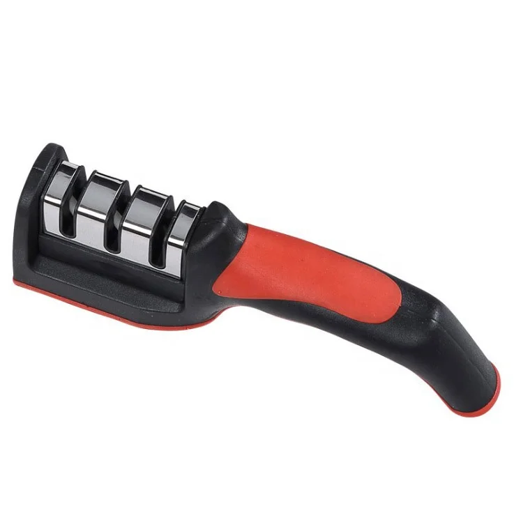 Factory Direct Selling Easy Manual Sharpening Kitchen Knife Sharpener 3 Stage Sharpens Scissors, Chef and Kitchen Knives