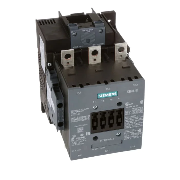 New and Original Si-emens 3RT10556AF36 Sirius 3RT 3 Pole Contactor 150 A 84 kW 110 - 127 V ac/dc Coil in Stock