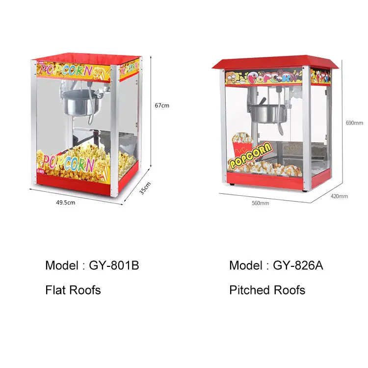 Commercial popcorn machine maker portable mini popcorn machine  Popcorn vending Machine for small business