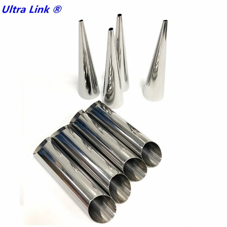 
Stainless Steel Tubes Non-Stick Stainless Steel Danish Bread Croissant Mold Baking Cones Baking Croissant Cone Pastry Roll Molds 