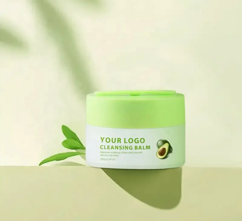 Private Label Makeup Remover Balm Vegan Gentle Avocado Moisturizing Glow Deep Cleansing Facial Balm