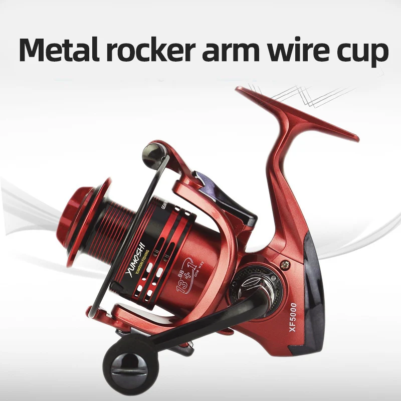 1000-7000 Metal Spinning Fishing Reel Saltwater Carp Ice Fishing Reel Front Big Game Trolling Saltwater Japan Quality Surf Cover