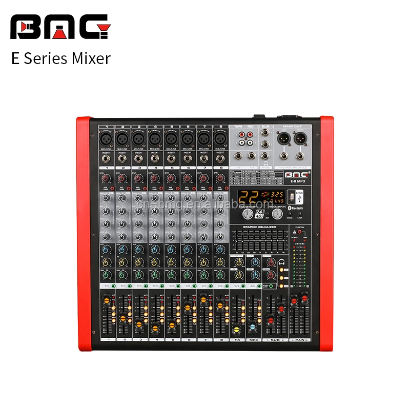 BMG Good Price MP3 Small Sound Mixer/ Small Mixing Desk/Small Music Mixer for Phantom Power