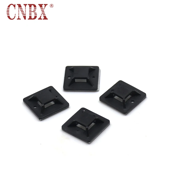 CNBX high quality plastic white nylon 3m car cable tie mount