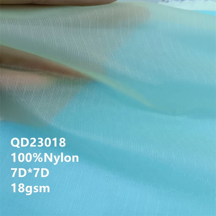 10d 500T high tenacity waterproof downproof DWR breathable Glossy Ripstop nylon taffeta fabric for clothing hammock under quilt