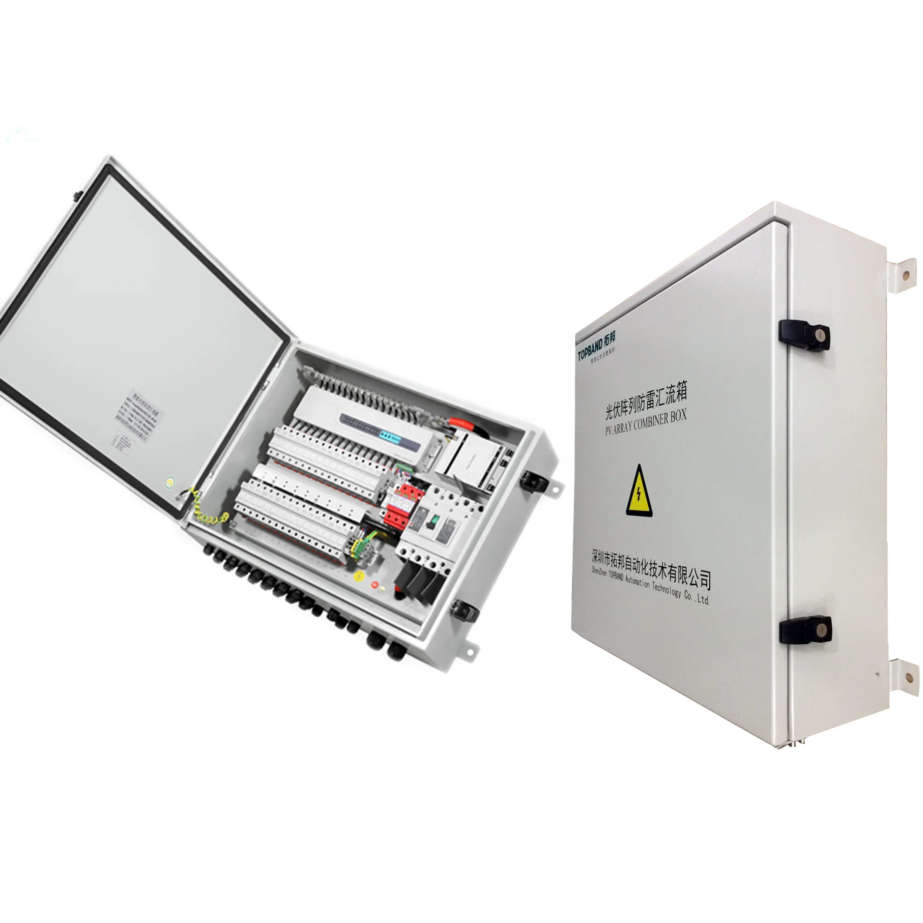 Solar Energy System IP65 12 In PV Combiner Box DC Combined Box