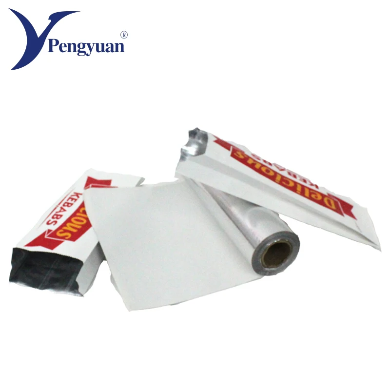 
High-end design greaseproof aluminium foil faced kraft paper roll 