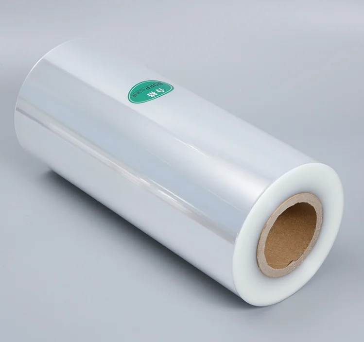 High Quality Food Grade Clear Plastic Film Roll For Packaging Custom Printing Packing Materials CPP/OPP/BOPP Wrapping Roll Film