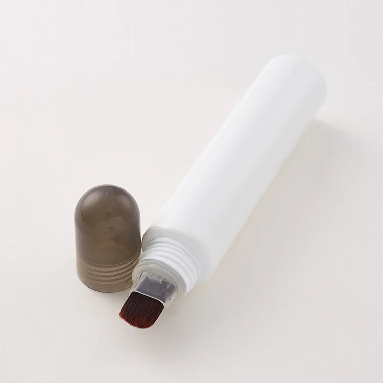 Soft PE Squeeze Tube with Brush Applicator for Hair Dying Cream Hair Conditioner