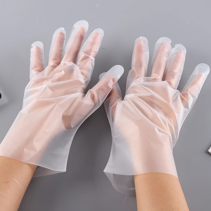 Hot Selling Food Grade Powder Free Disposable TPE/PE Gloves Low Cost Disposable PE Gloves