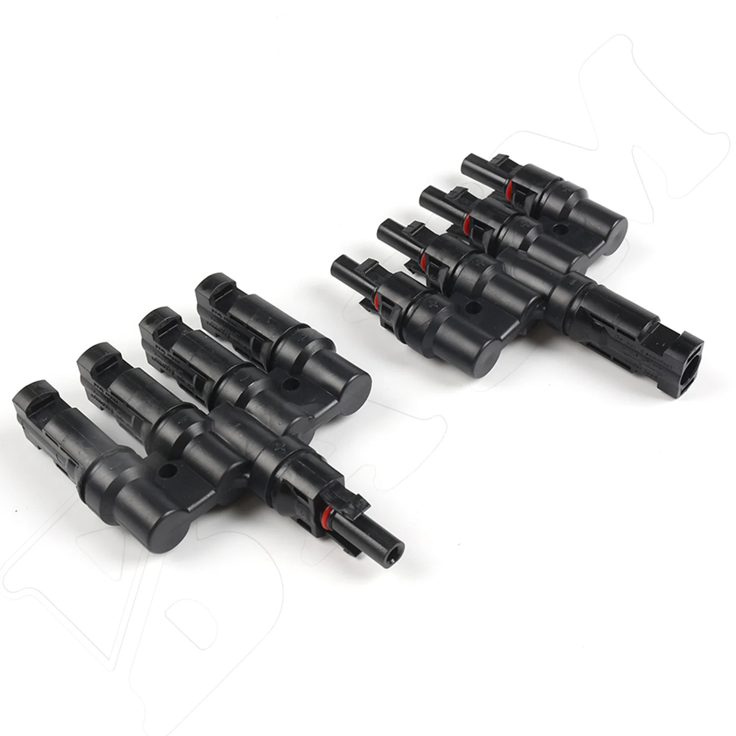 BAYM IP67 4 to 1 T Solar Branch PV Connector Standard Solar Panel Parallel Connector for Solar Panel System PV Cable Connector