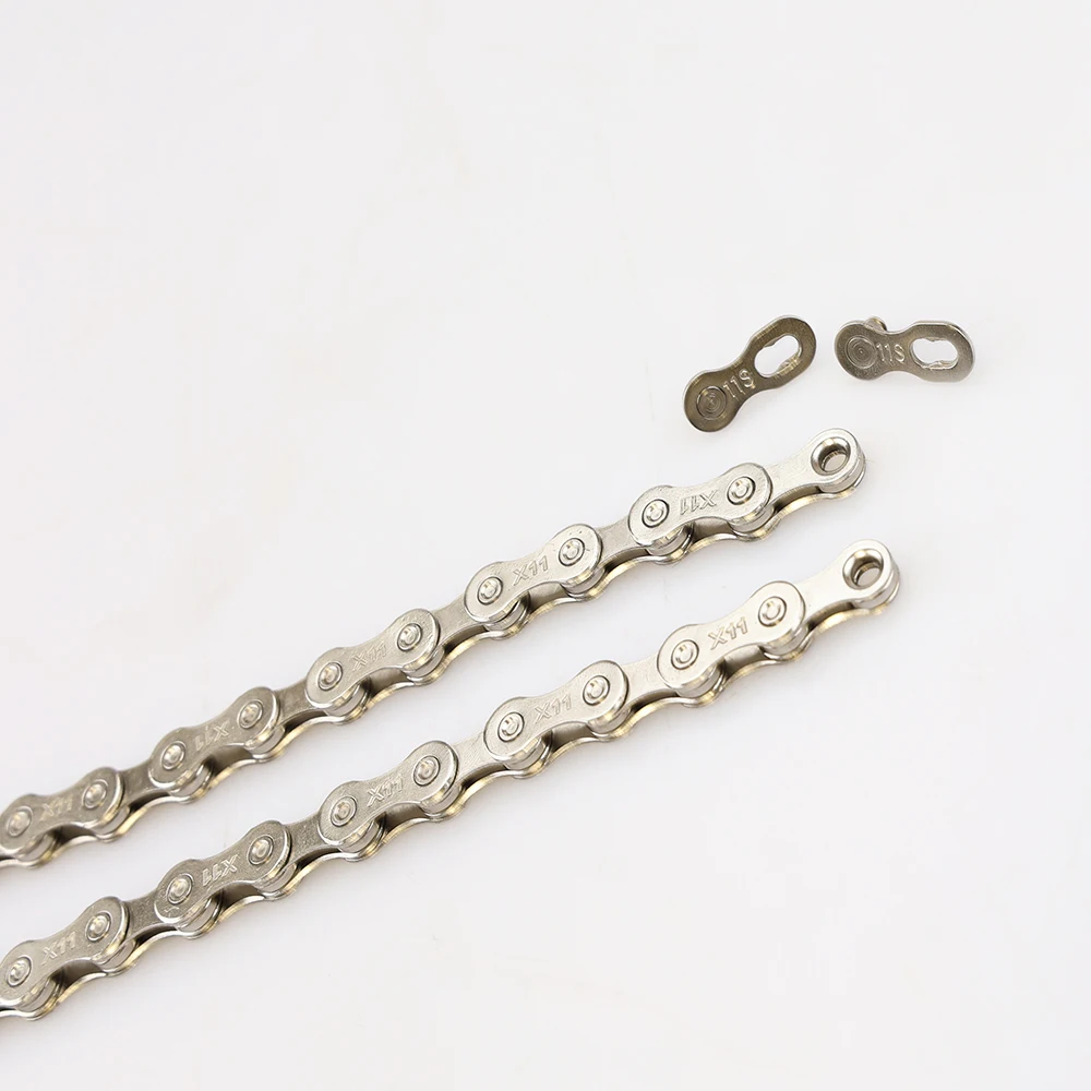 X11 bicycle chain silver color  replacement chain  with missing links 11 speed bike chains