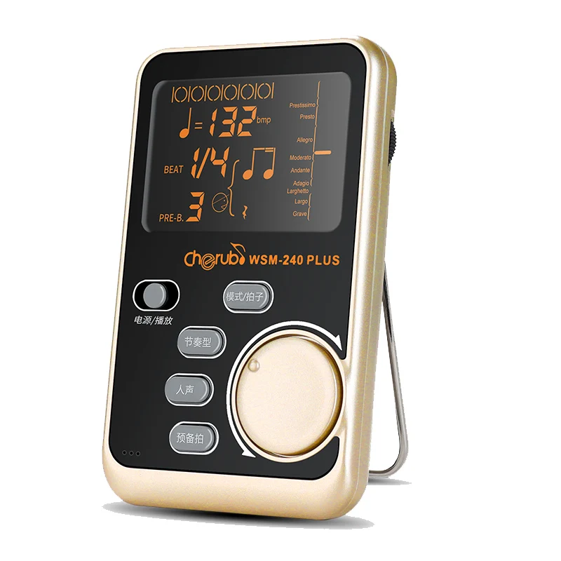 OEM многофункциональный музыкальный инструмент, электронный метрономы тюнер для фортепиано гитары