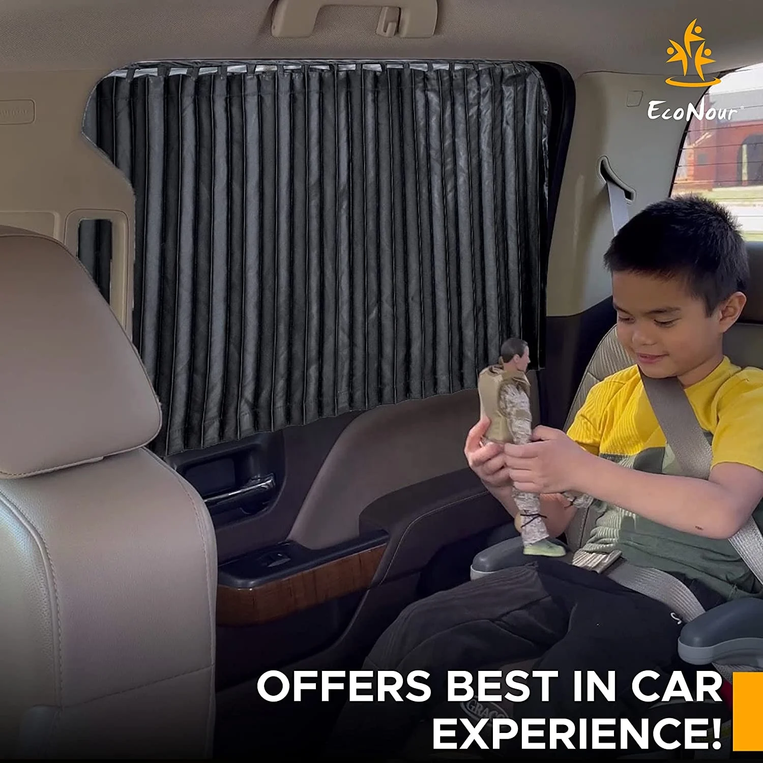 Rear Car Window Curtains  Car Shades for Side Windows Baby Offers Protection Against The Hot Sun  Magnetic Car Window Blinds