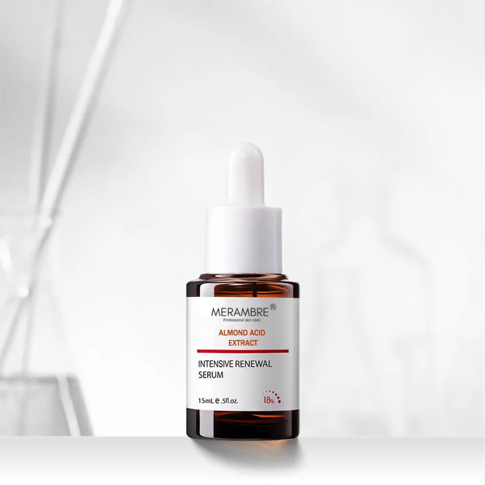 OEM Wholesale Private Label Almond acid extract serum golden exfoliating renew glow serum