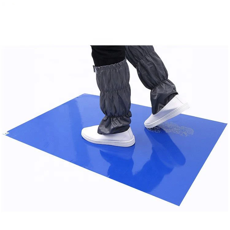 OEM 30 Layer 18x36 Inch   45x90cm 30 Layer Dust Remove Floor Tacky Mat Cleanroom  Sticky Mats Cleaning mat