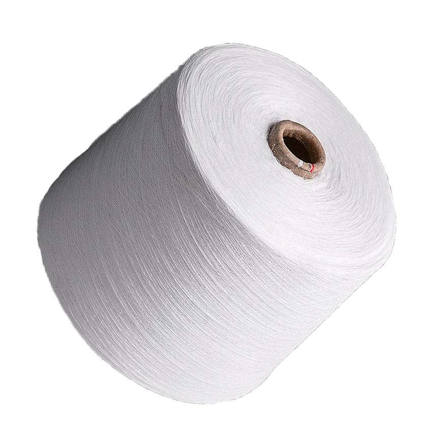 Recycled antistatic 50% wool 50% acrylic yarn