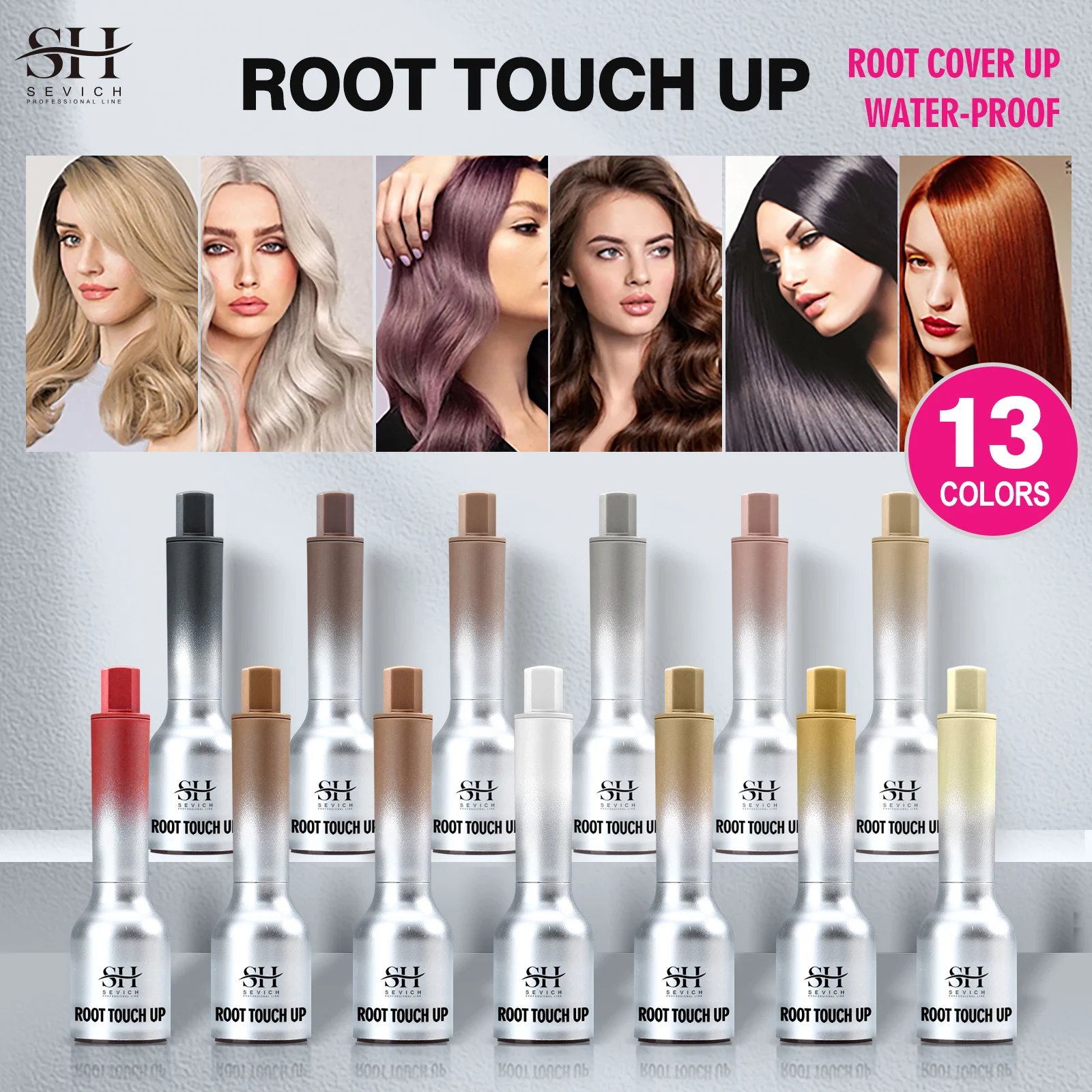 Wholesale Root Touch Up Hair Color Pen Muti-Colors Hairline Concealer Color Dye Stick Shadow Powder