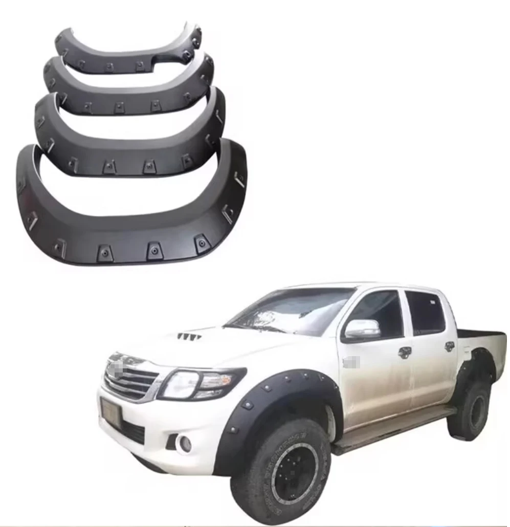Hilux vigo Fender Wheel Flares arches with buts for hilux vigo  2007 2008 2009 2010 2011 2012 2013 2014