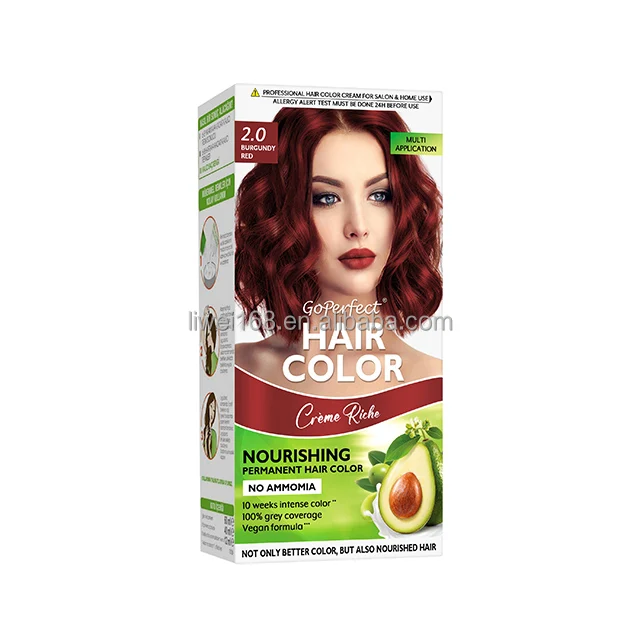 Hair Color Cream Organic Hair Color Dye Wholesale Hair Color ODM Factory Supplying Natural with Avocado Oil Female 3 Years