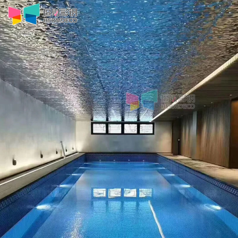 Декоративная настенная панель цветной лист из нержавеющей стали толщиной 3 мм Ss316L 2 5 волнистый