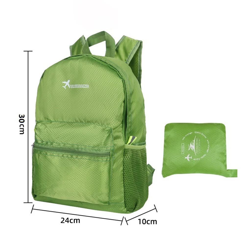2023 school backpack bag camping hiking outdoor light weight Polyester foldable promotion custom backpack with logo
