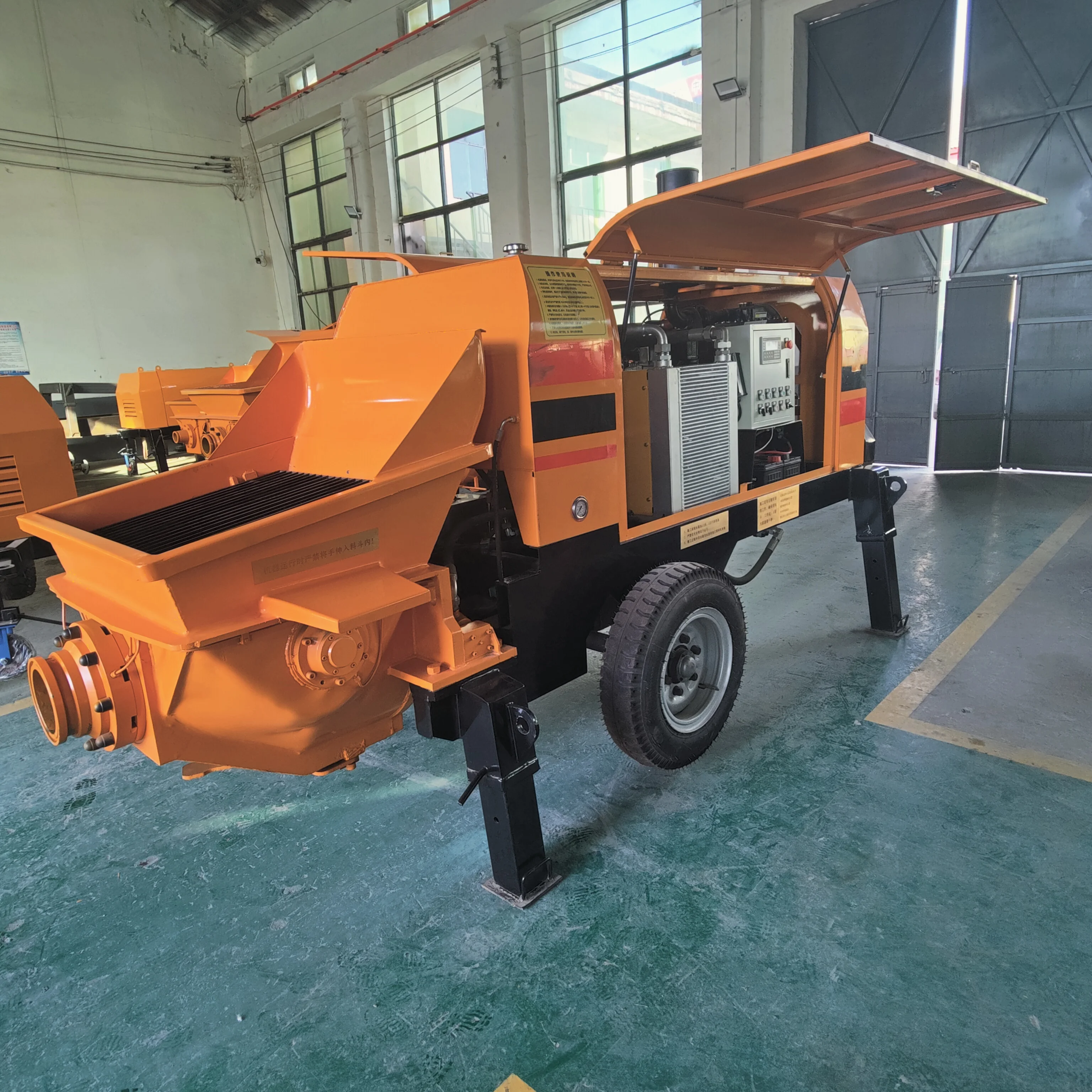 20m3/h Small diesel Construction Mini Concrete Pump in Philippines Putty Machine