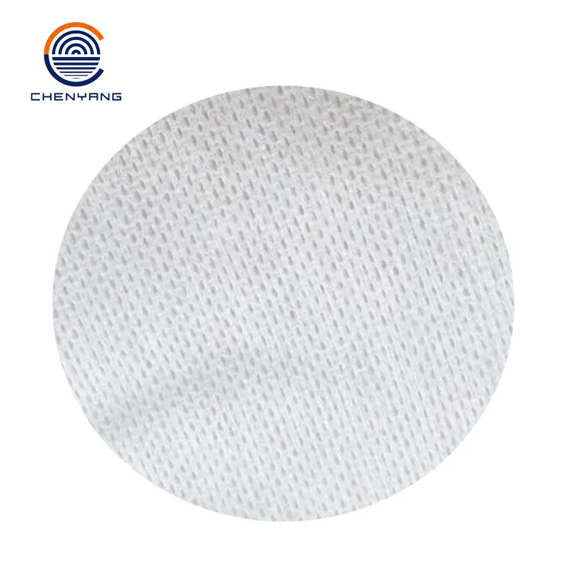 Pearl Pattern Cross Lapped Spunlace Nonwoven Jumbo Roll