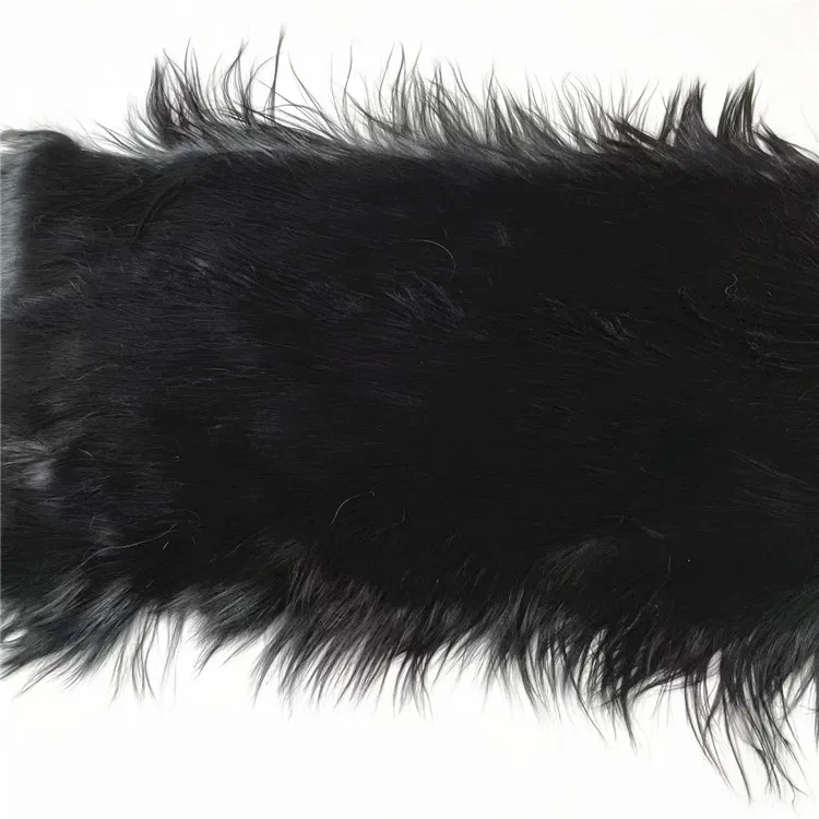 factory supply Straight long hair kidassia goat fur pelt real goat fur skins for sale