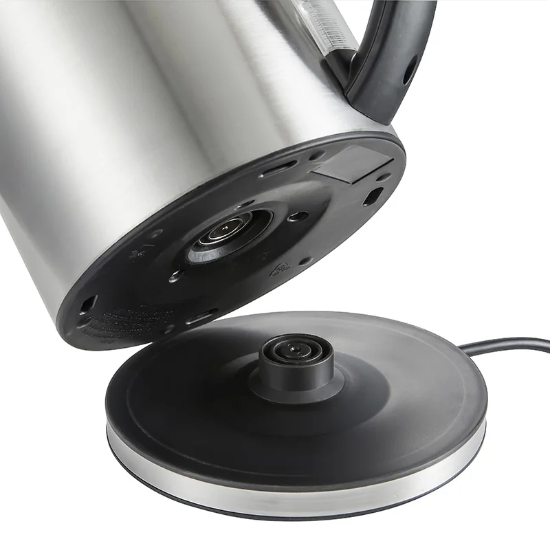 Electric kettle for household use, large capacity 1.7L stainless steel electric kettle for household use, automatic power off, w