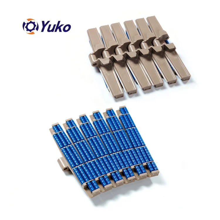 Custom heavy duty ball double hinged straight chains turning chain roller top plastic table lbp conveyor chain