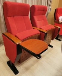 Custom Durable movie theater hall seat commercial cinema seats Folding Auditorium Chair for cinema