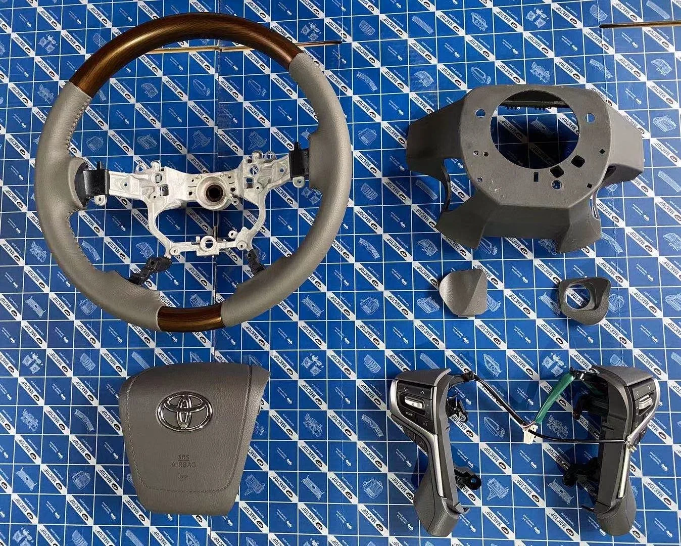  MAICTOP car accessories steering wheel all black in