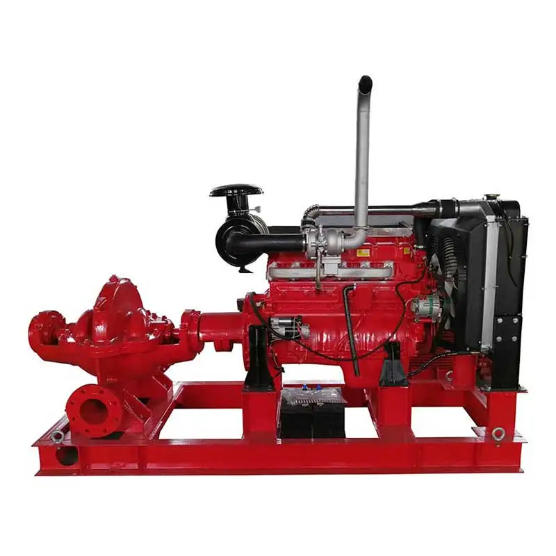 Large flow centrifugal pump horizontal diesel engine fire pump Single stage fire pump