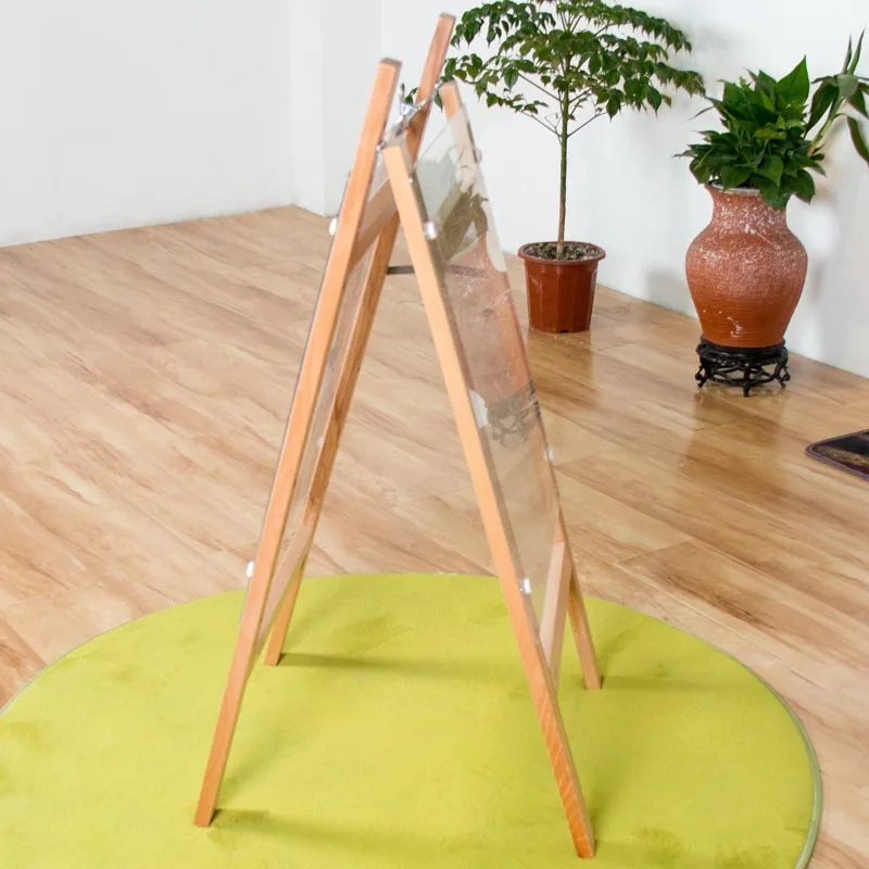 Nashow Kid Wooden Drawing Easel Kids Easel Baby Wooden Easel Board Solid Wood Children Play Toy New Design Toddler Furniture