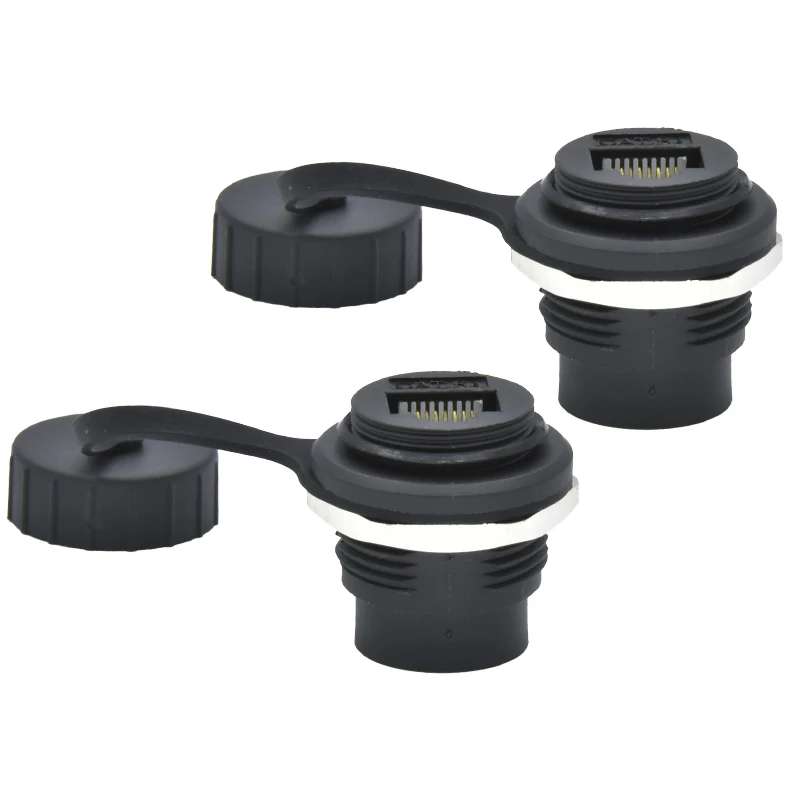 cat6a cat7 ftp rj45 toolless connector 14p sftp ip67 ip68 waterproof color ethernet adapter plug d series rj45 connector