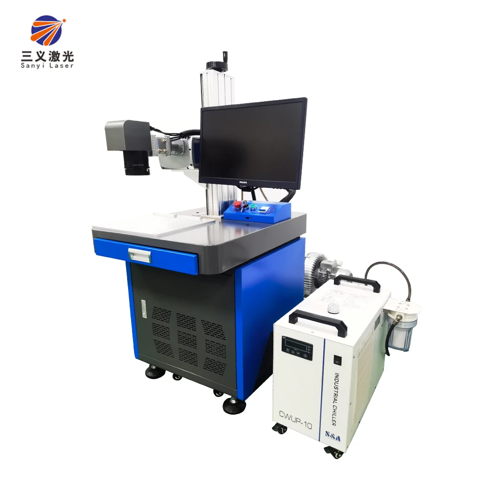 Ensure Stable Performance Sannylaser 1.6Kw 150Kg Diamond Intelligent Uv Laser Wire Marking Machine