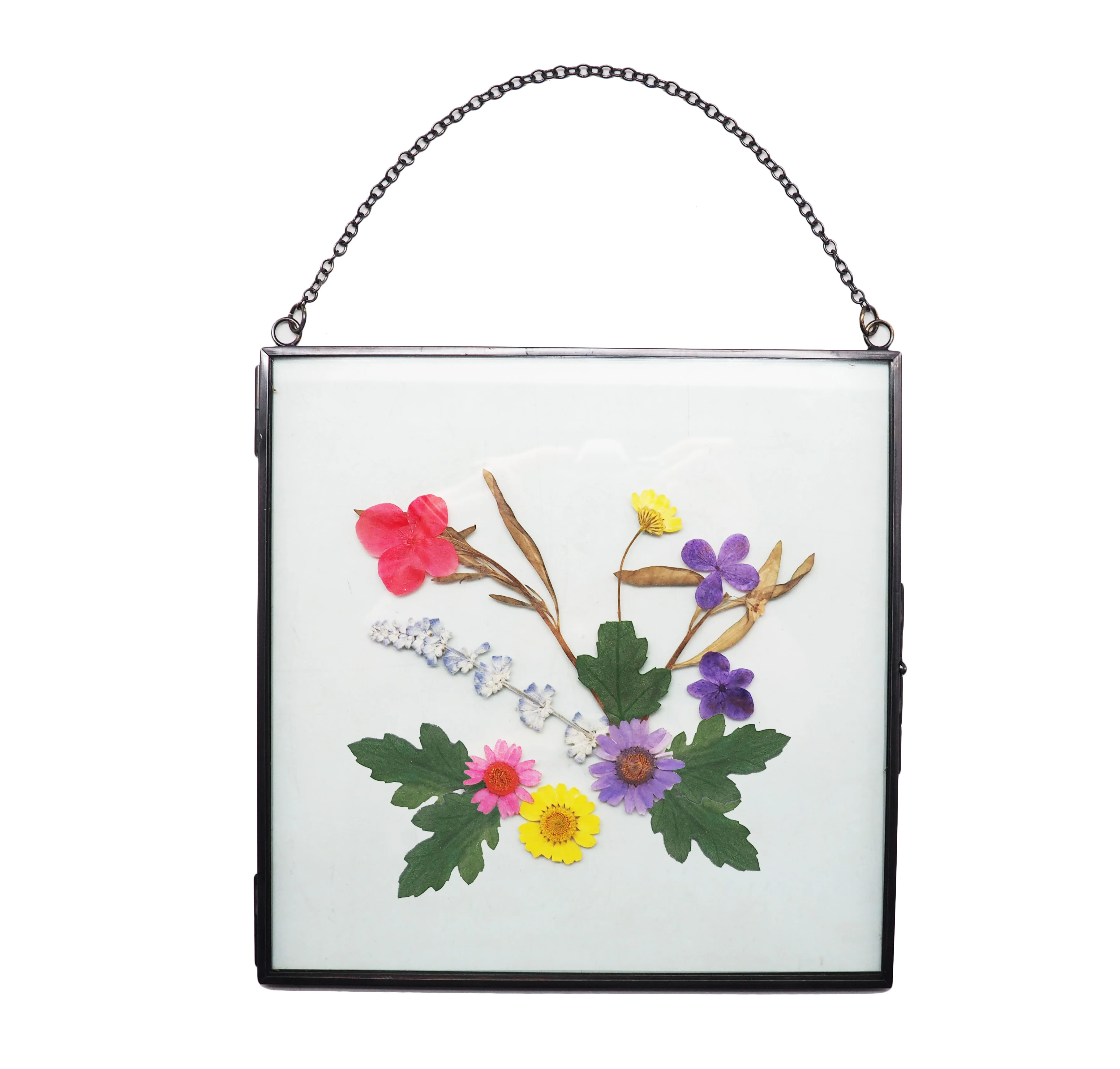 Комнатная декоративная подвесная латунная Золотая фоторамка из прессованного стекла оптом фоторамка