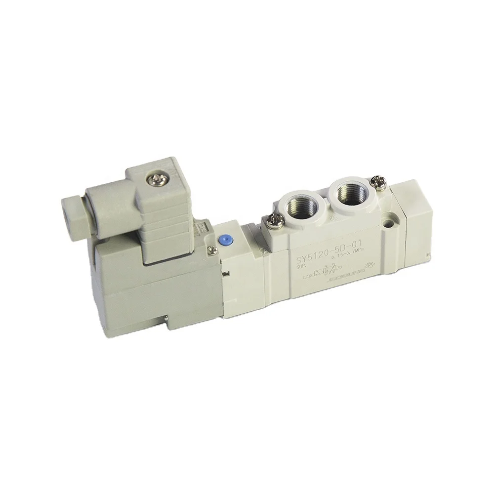 Hot sale high Quality DC 24V SY5120-5DZD-C6  SMC Type SY series Pneumatic Solenoid Valves Pneumatic Air Valves