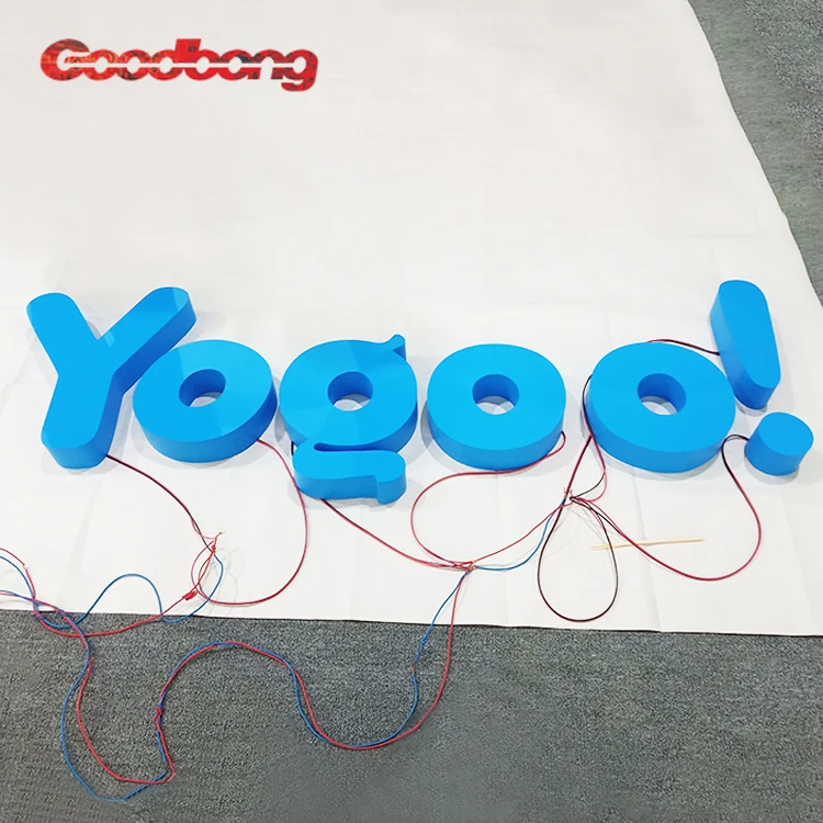 Изготовленный на заказ CNC гравировальный пластиковый светодиодный передний освещенный персонаж электронные знаки рекламный щит освещенный Канал Буквы