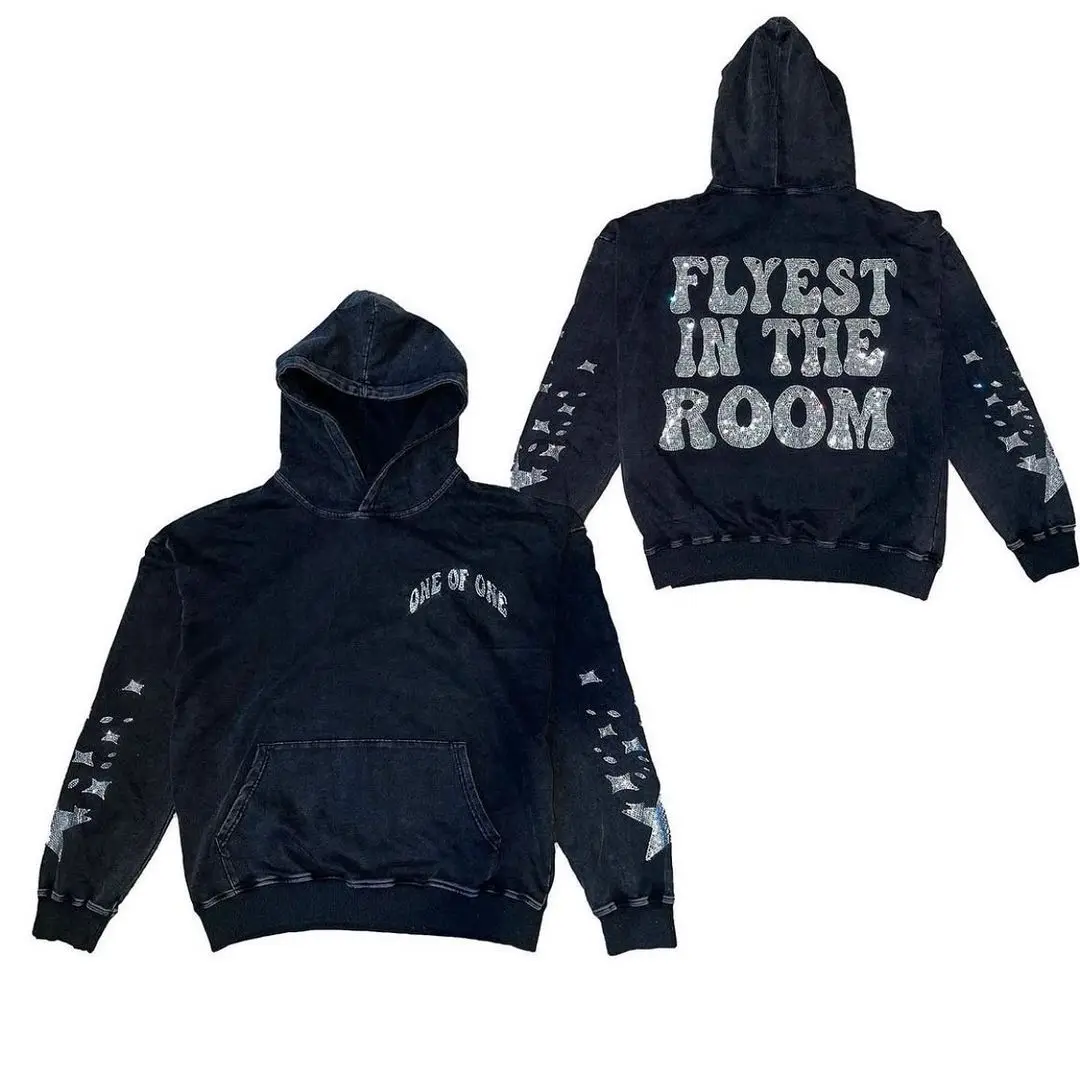 High-Quality Printed Vintage Custom Street oversized Pullover Hoodies Hoodie For Men