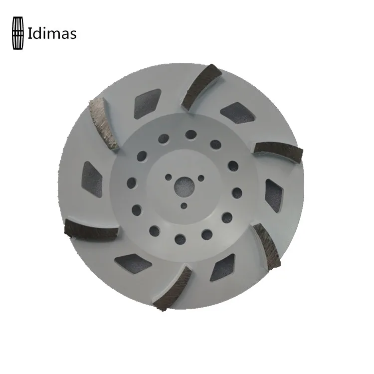 7Inch 178mm Fan Segment Diamond Grind Disc Cup Wheel for Satellite Concrete Grinding Marble Granite Floor