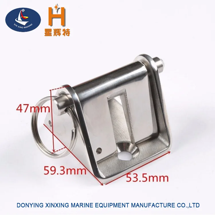 marine hardware boat accessories 316 stainless steel high polished  chain stop