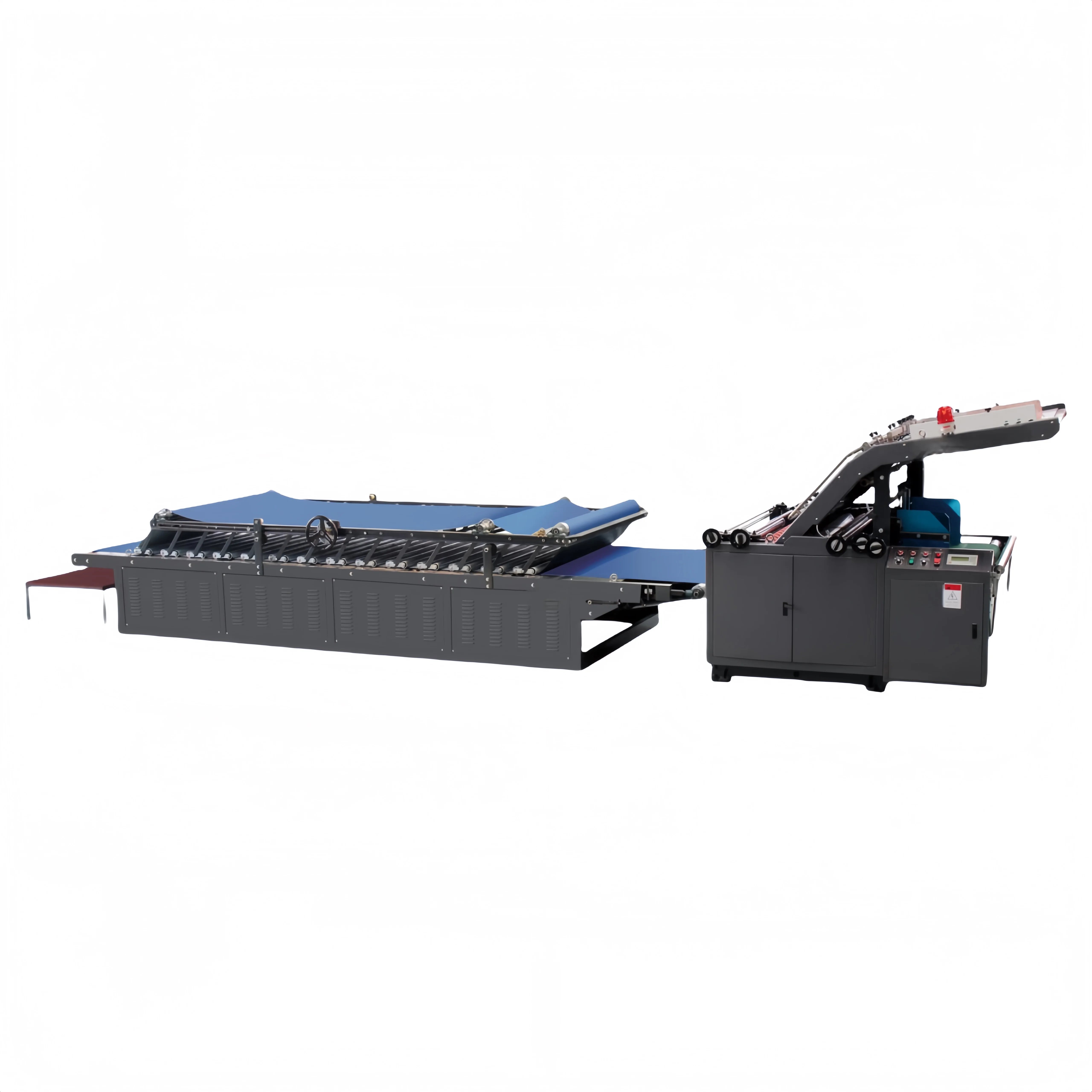 Easy Operation Semi Automatic Flute Laminator Machine Flute Laminating Paper Laminate Machine Flute