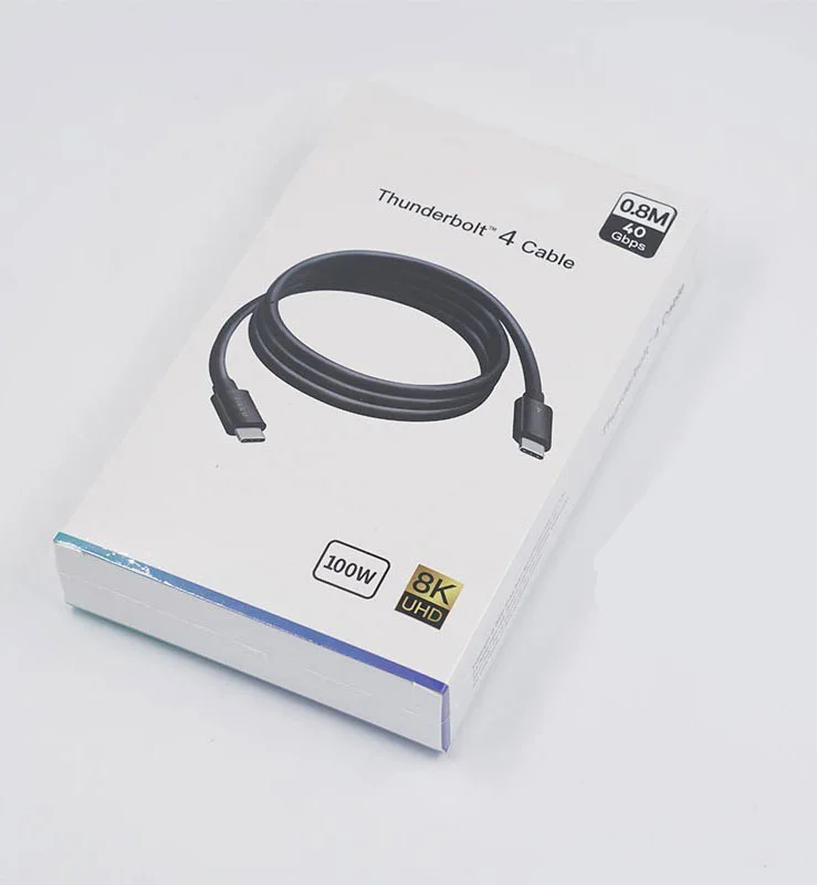 Fast Charger 100W Data Cable 40Gbps transmission speed USB 4 Cables 4k 8k Audio Video Data Cable