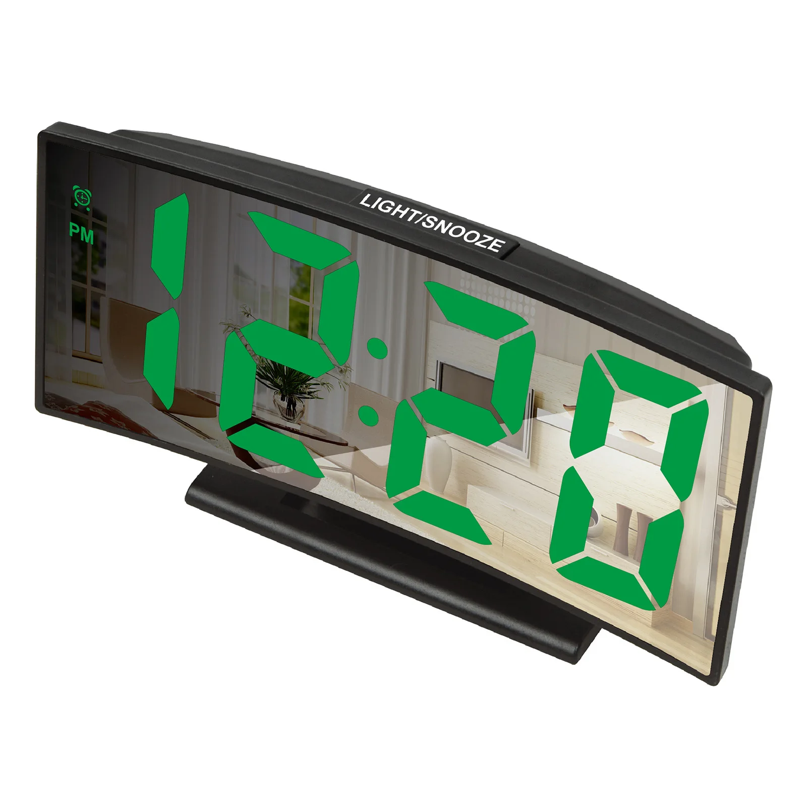 KH-CL015 Electronic Desktop Digital Alarm LED Clock for Bedroom with Temperature Display