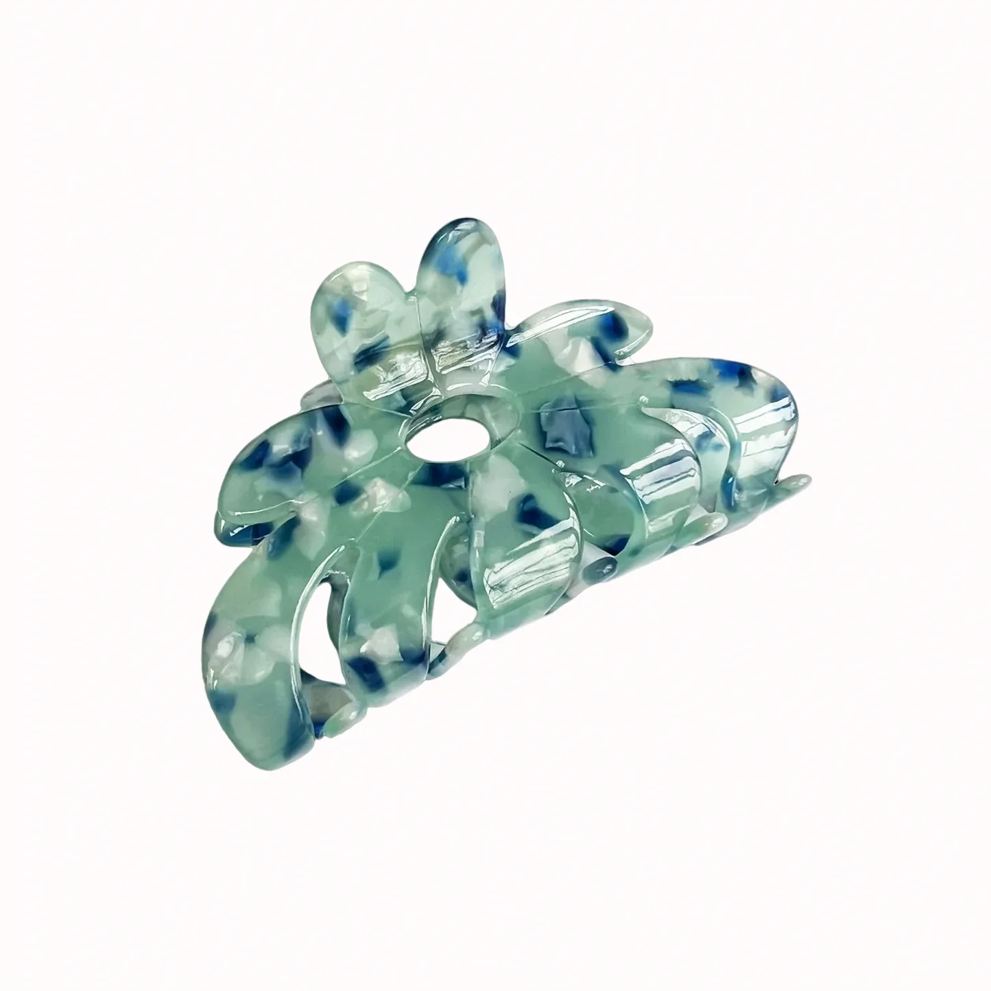 Exquisite simple temperament elegant retro style fashion versatile customizable acetate hair claw shark claw claw clip