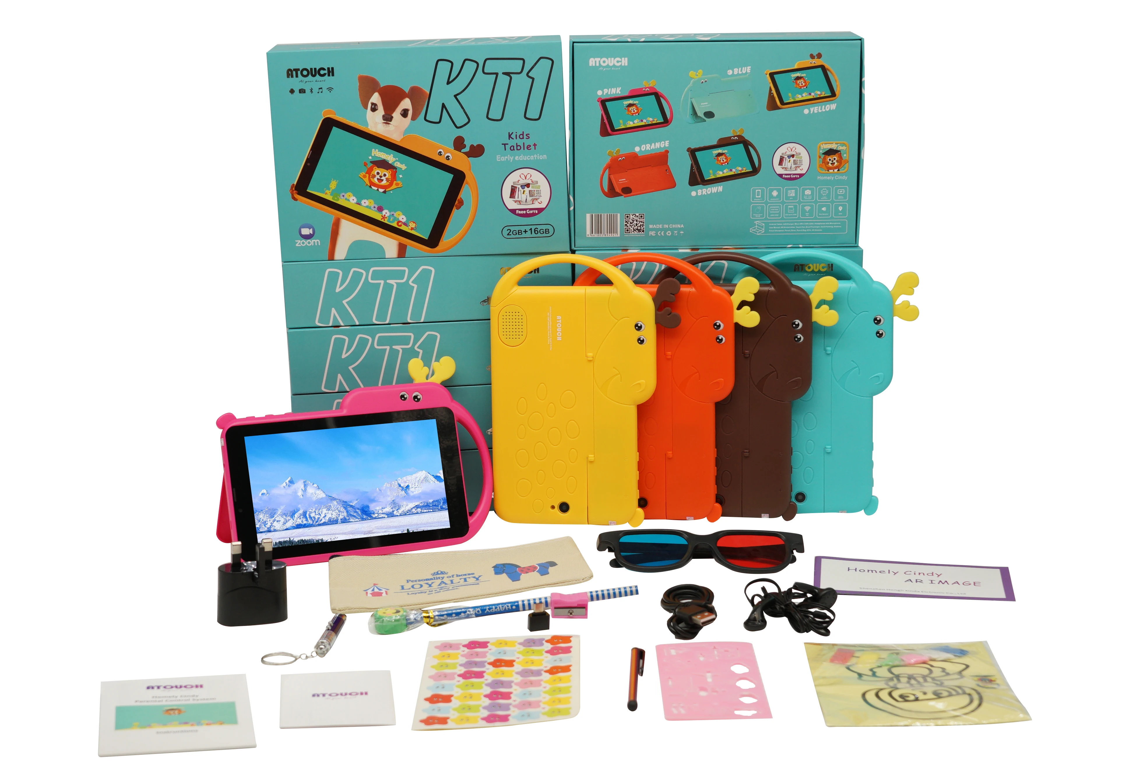 Cheap 7 Inch tablet kids Learning Educational Tablet Android 10 OS Ram2GB Rom 16GB Tablet PC For Children