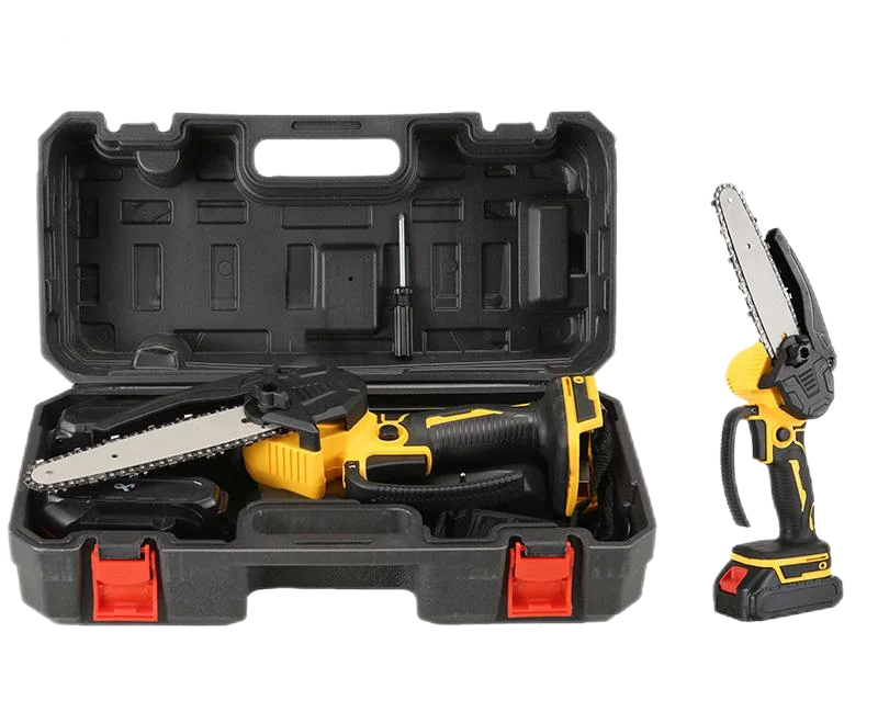6 Inch Portable Brushless Mini Chainsaw Cordless High Quality Electric Chainsaw Handheld Small Saw Stock
