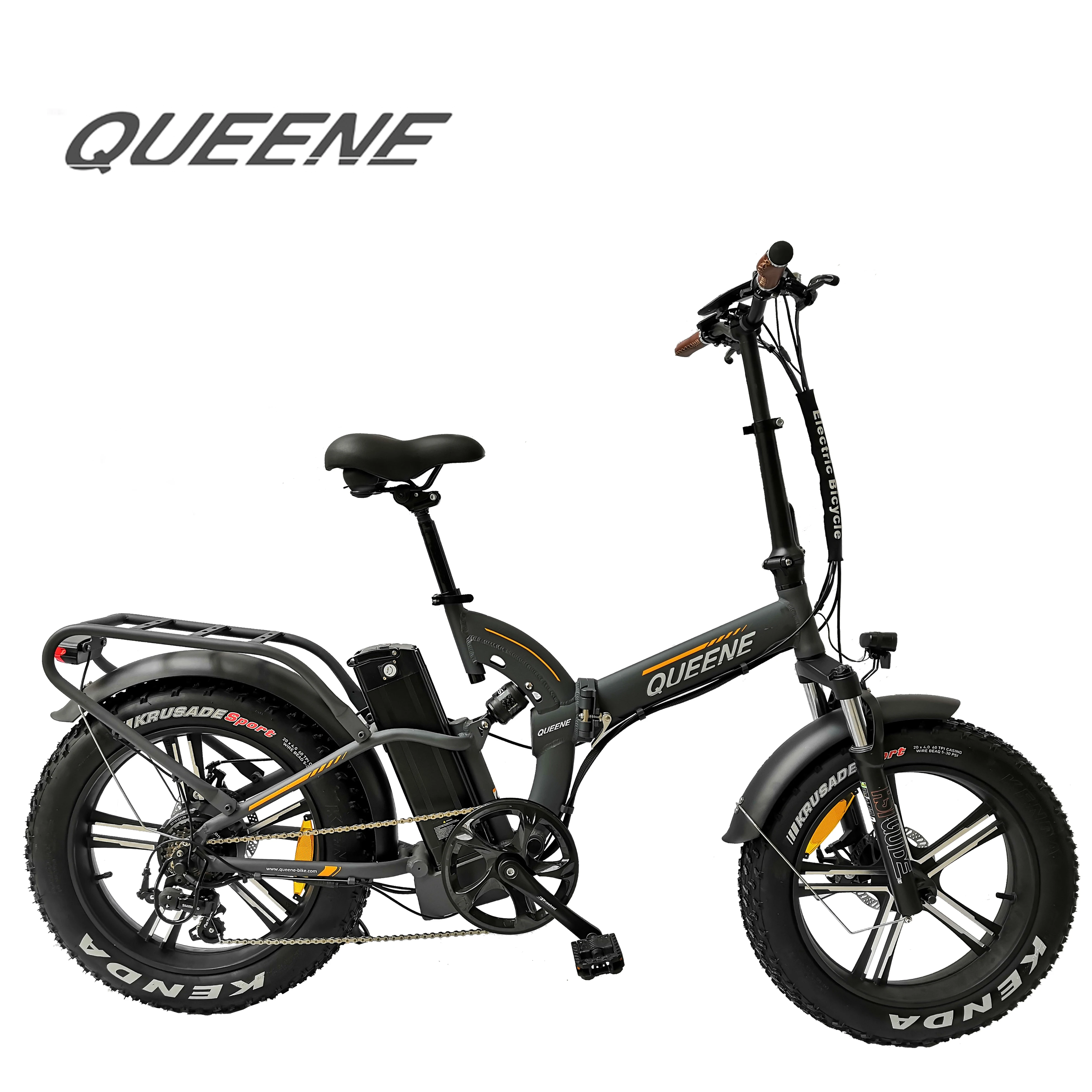 QUEENE/ Fat Tire 20Inch Folding Electric Bike